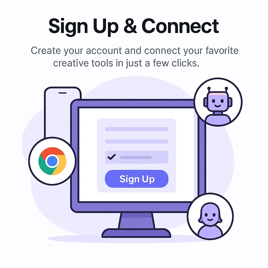 Sign Up & Connect Image