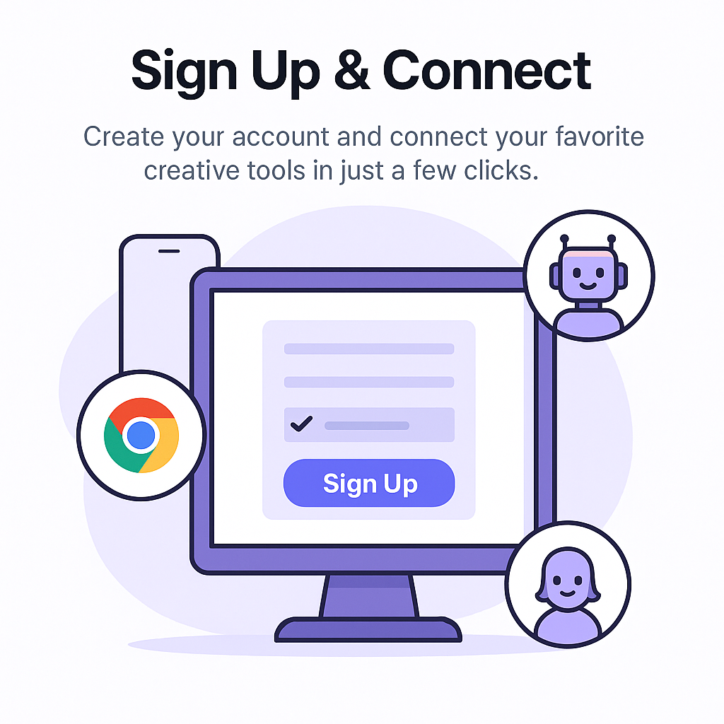 Sign Up & Connect Image